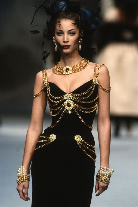 vintage 1992 chanel dress|old chanel outfits.